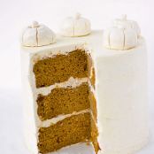 Pumpkin Spice Cake with Cream Cheese Ermine Buttercream - Cake Paper Party