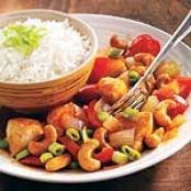Sweet and Spicy Cashew Chicken
