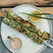 Herb-and-Chile-Marinated Fish Shashlik