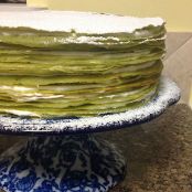 green tea 21-Layer Matcha Mille Crêpe