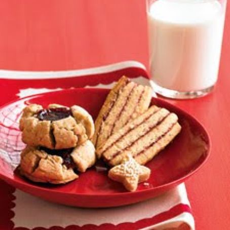 Jam-Stripe Cookies