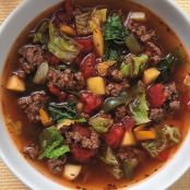 Sweet & Sour Beef-Cabbage Soup