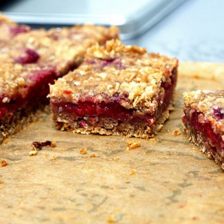 Raspberry Crumb Breakfast Bars