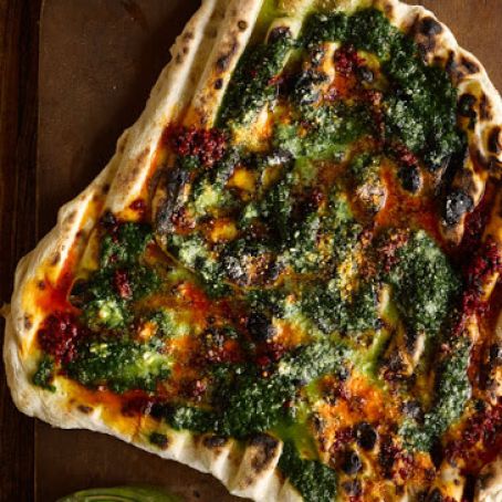 Grilled Flatbread (advance prep)