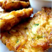 Zucchini Fritters with Chili Lime Mayo