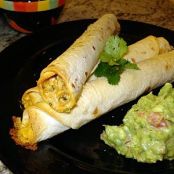 Baked Creamy Chicken Taquitos