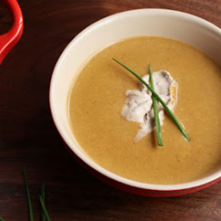 Spiced Hubbard-Squash Bisque