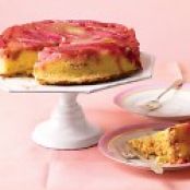 Upside-Down Cake - Rhubarb