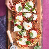 Grilled Pizza Margherita