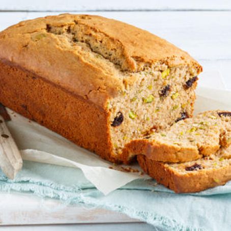 Orange, Pistachio and Dried-Cherry Tea Loaf