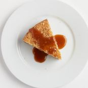 Hazelnut Butter Cake with Sea Salt Caramel