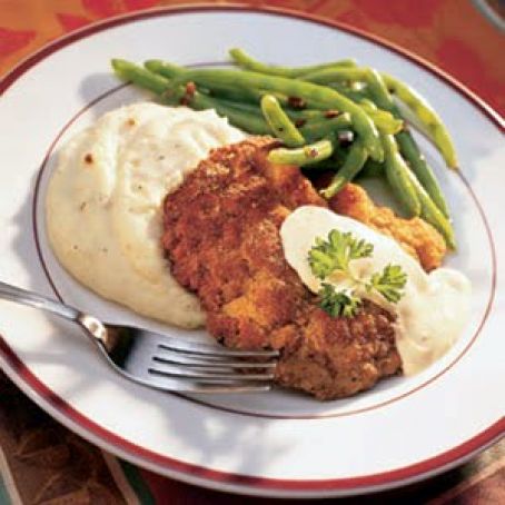 Country-Fried Steak and Southern Green Beans