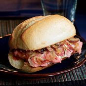 Prime Rib Sandwich with Roasted-Garlic Dijonnaise - Recipe.com