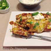 20-Minute Chicken Enchiladas from Cooking Light Magazine, July 2013