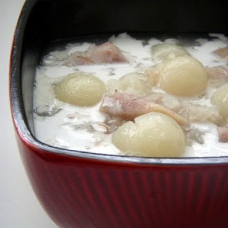 Sticky Rice Pudding w/ Longan & Taro