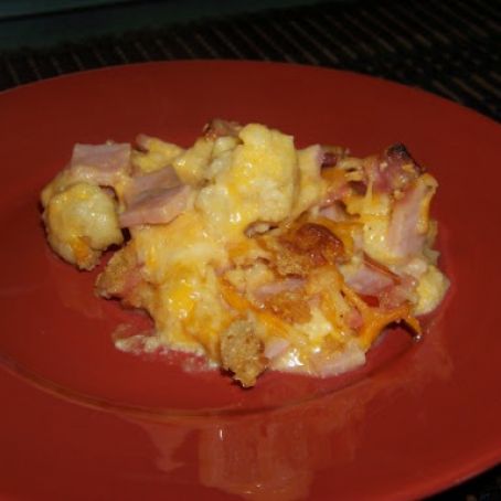 Cauliflower Ham Casserole