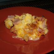 Cauliflower Ham Casserole