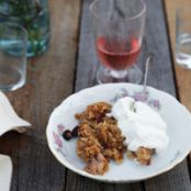 Apple Crisp with Dried Cranberries