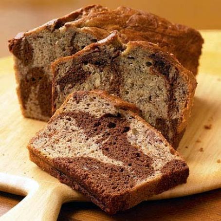 Chocolate Marble Banana Bread