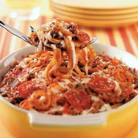 Supreme Pizza Casserole