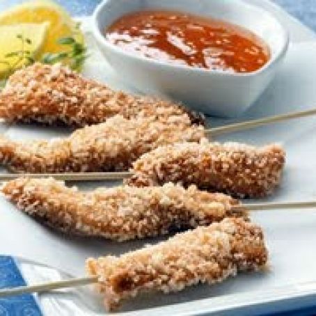Asian Chicken Tenders with Zesty Lemon Sauce