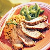 Korean Pork Strips With French Onion Rice