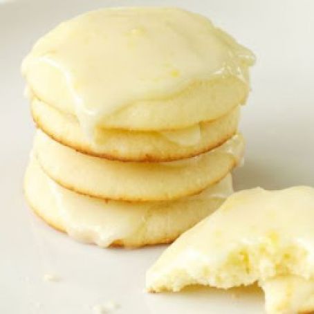 Lemon Ricotta Cookies with Lemon Glaze