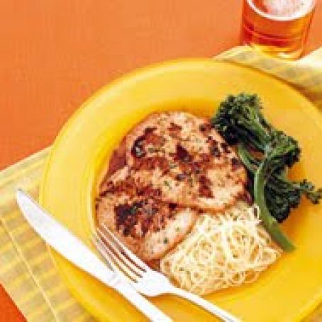 Chicken Scallopini With Balsamic Vinegar