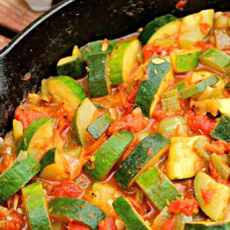 Zucchini and Tomatoes