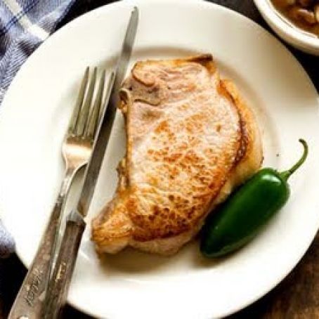 Jalapeno and Beer Brined Pork Chops