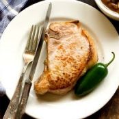 Jalapeno and Beer Brined Pork Chops