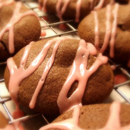 Chocolate Cherry Cordial Cookies