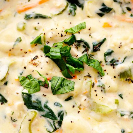 Creamy Chicken Gnocchi Soup