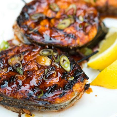 How to Roll and Grill Salmon Steaks