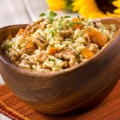 Roasted Butternut Squash & Walnut Orzo