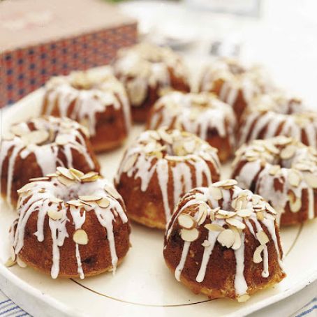 Mini Almond Bundt Cakes
