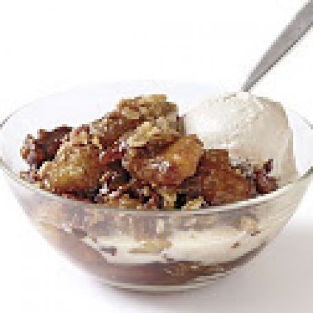 Banana-Pecan Crumble