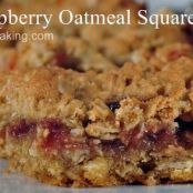 Raspberry Oatmeal Squares