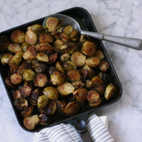 SPICY ROASTED BRUSSELS SPROUTS
