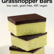 Low-Carb No-Bake Grasshopper Bars – AIP, dairy free, & gluten free