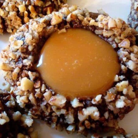 Chocolate Turtle Cookies