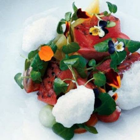 GRILLED WATERMELON & TOMATO SALAD