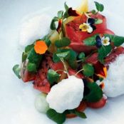 GRILLED WATERMELON & TOMATO SALAD