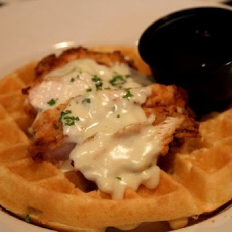 Chicken and Waffles with Gravy