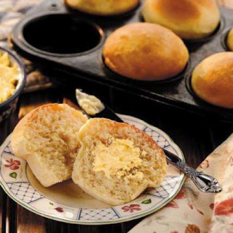 No-Knead Crusty Rolls
