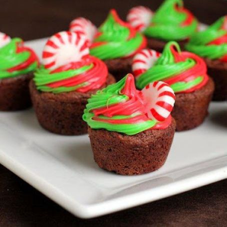 Holiday Mini Mint Cookie Cups