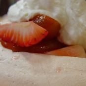 Meringue Tarts with Marmalade and Strawberries