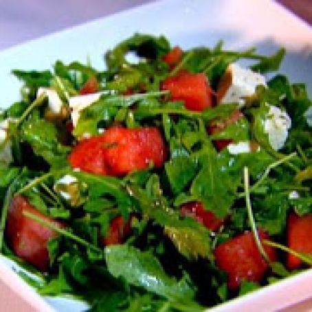 Arugula, Watermelon and Feta Salad