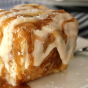 Salted Caramel Sour Cream Cake