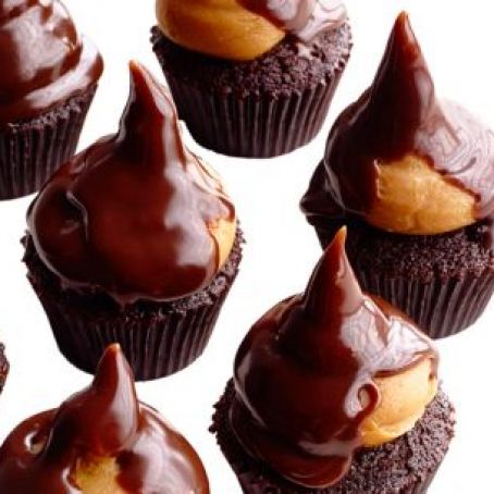 Mini Peanut Butter Cupcakes